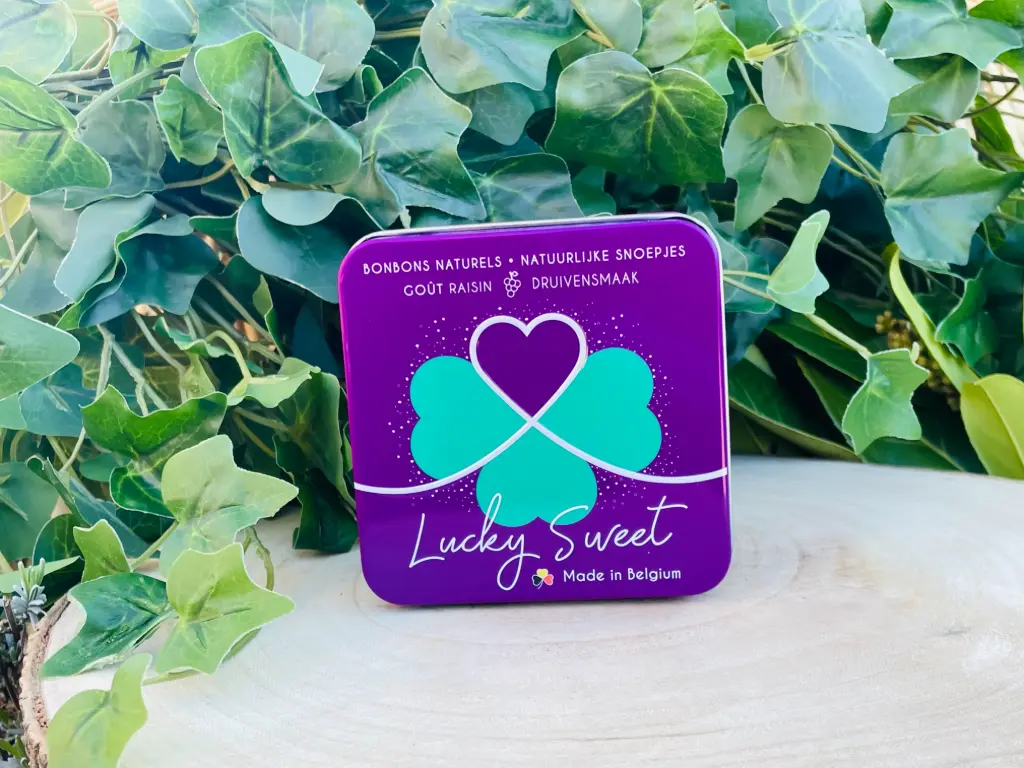 [LUCKY-BOIT-RAIS] Herbruikbare en hervulbare metalen doos 138gr Druif
